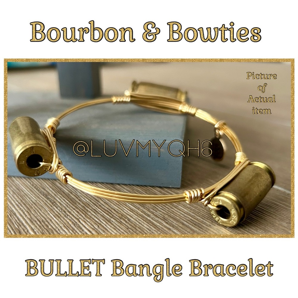 Bourbon & Bowties Bullet Bangle Bracelet